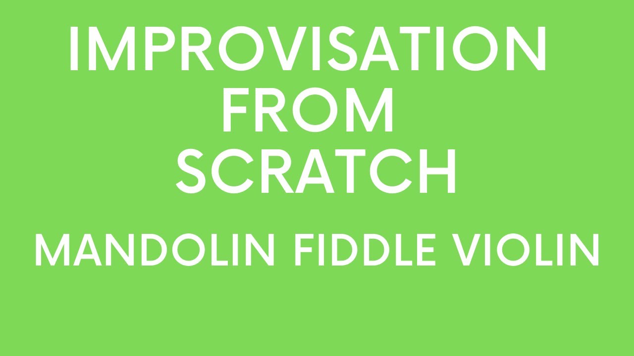 Beginning Mandolin Improvisation Lesson #1 Introduction to Improv Pete Martin