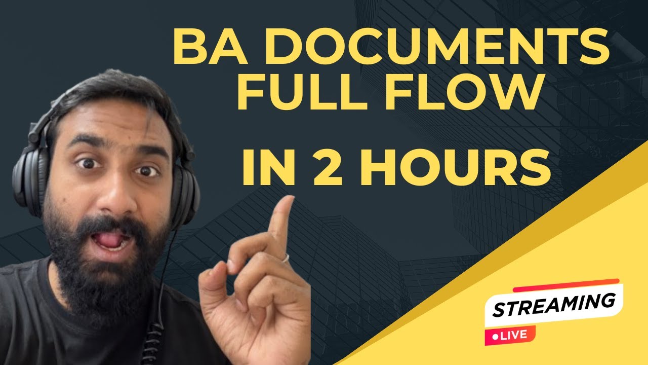 Business Analysis Documentation Full Course 🔥 | SRDF, BRD, FRD, SRS, Agile & JIRA | Hindi