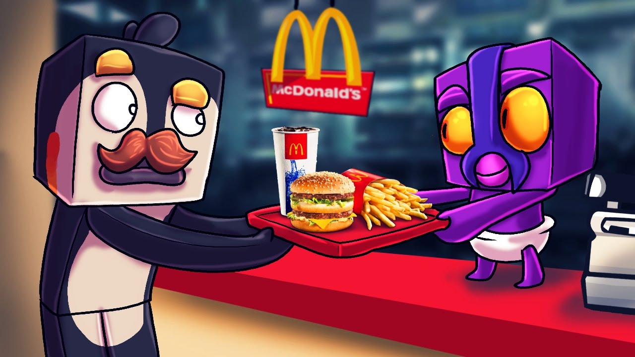 Minecraft | Who's Your Daddy Family? Baby's Mcdonalds Gets SHUTDOWN! (Dad vs Mcdonalds)