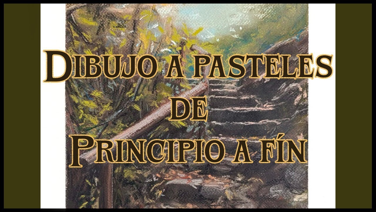 COMO DIBUJAR CON PASTELES DE PRINCIPIO A FÍN 1 hora relajante