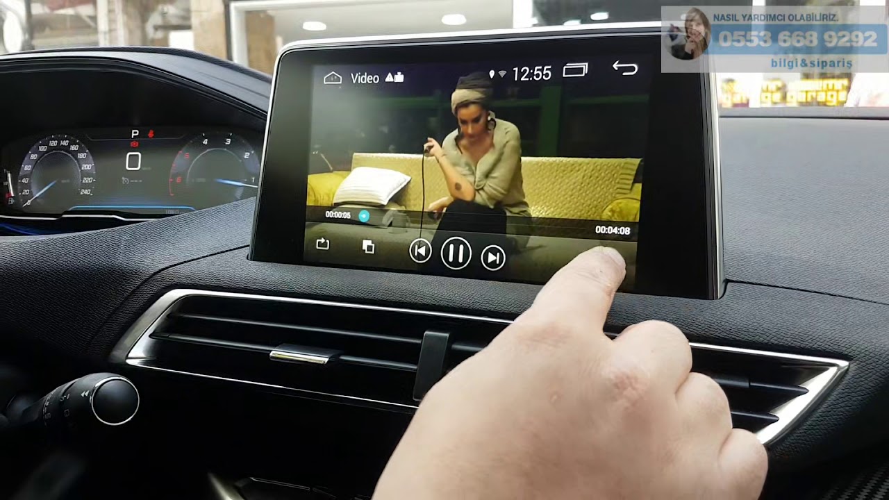 Peugeot 3008 android interface Necvox sistem - Emr Garage Ankara