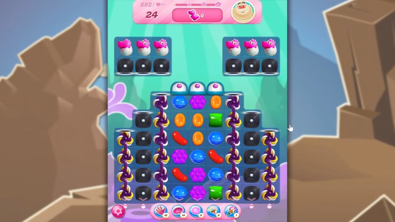 Candy Crush Saga LEVEL 892 NO BOOSTERS&nbsp;(new version)🐟☑️
