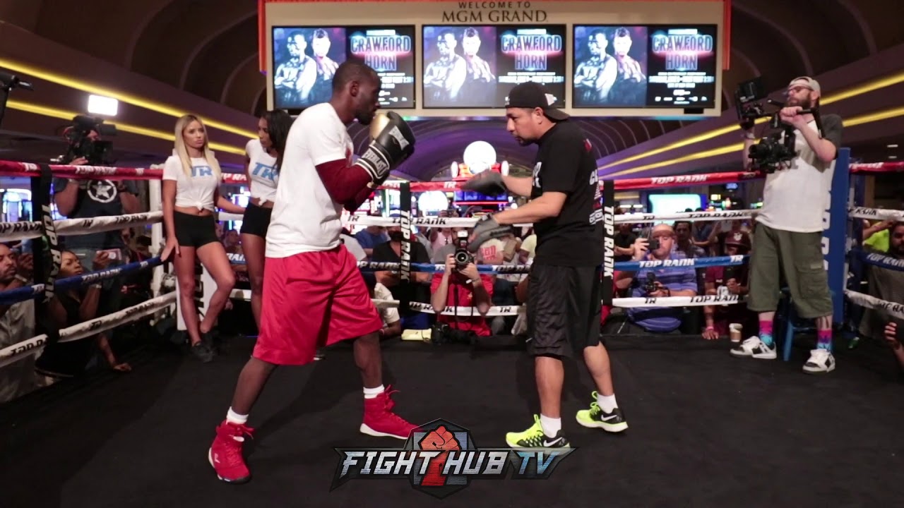 TERENCE CRAWFORD'S FULL WORKOUT DAYS AHEAD OF WELTERWEIGHT DEBUT AGAINST JEFF HORN
