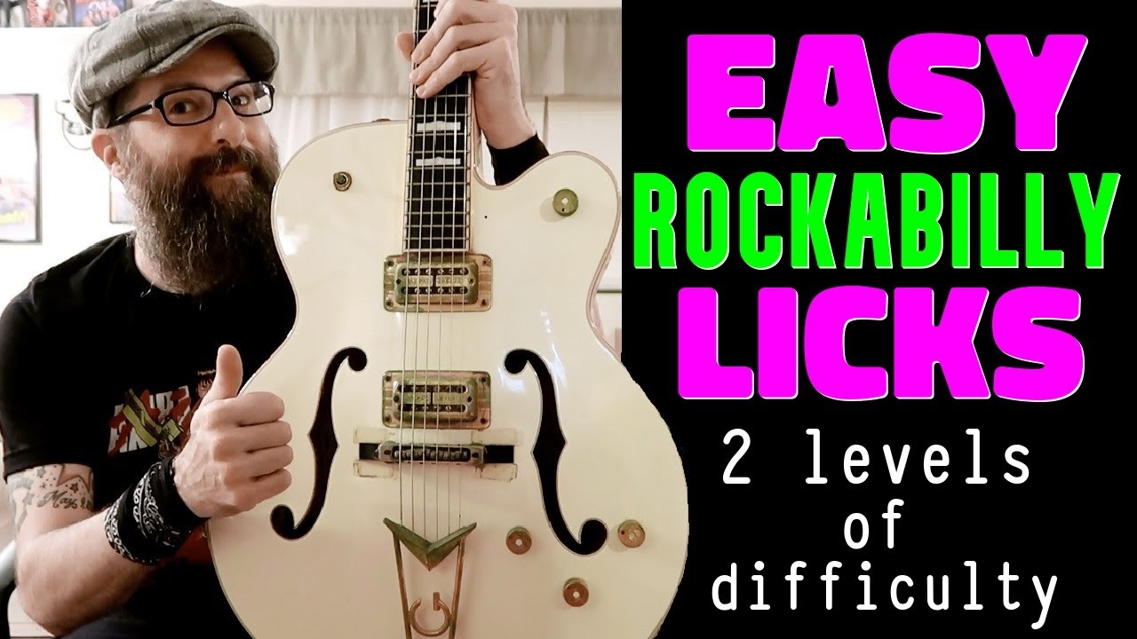 EASIEST Rockabilly Licks Ever - Guitar Lesson w/tabs