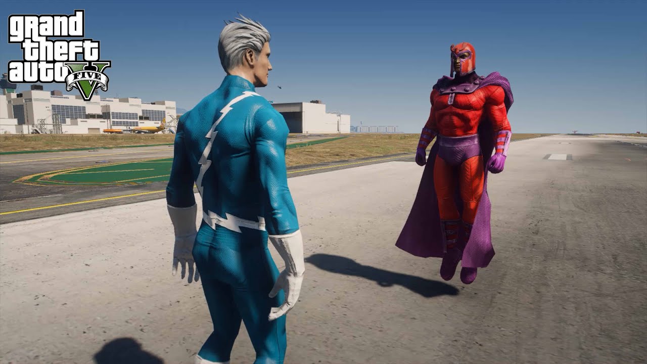 GTA 5 - Quicksilver vs Magneto
