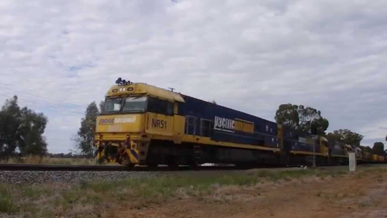Junee Trains NR51, NR92, NR104 & 8111 with 7MW2