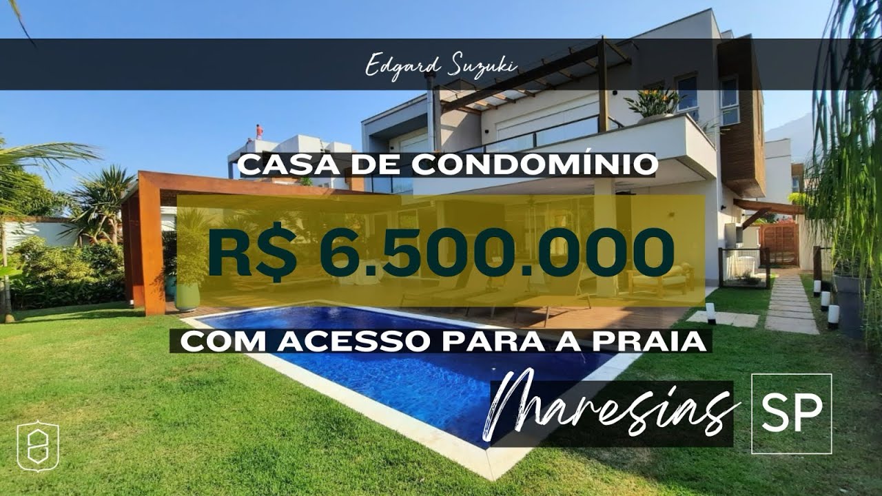 Belíssima propriedade em condomínio fechado com acesso para a praia - Maresias SP - Vídeo 24