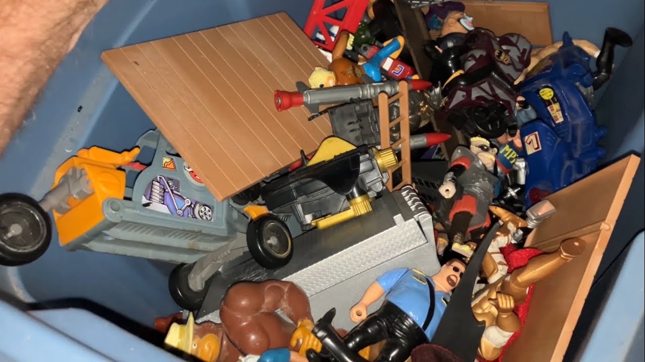 RAIDING MY PARENTS ATTIC FOR MY CHILDHOOD TOYS! Part I