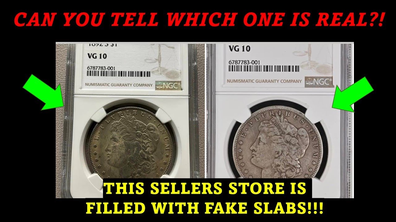 🚨WARNING: THIS EBAY SELLER IS SELLING FAKE NGC SLABBED COINS!!! #therealdeal #livecoinqa