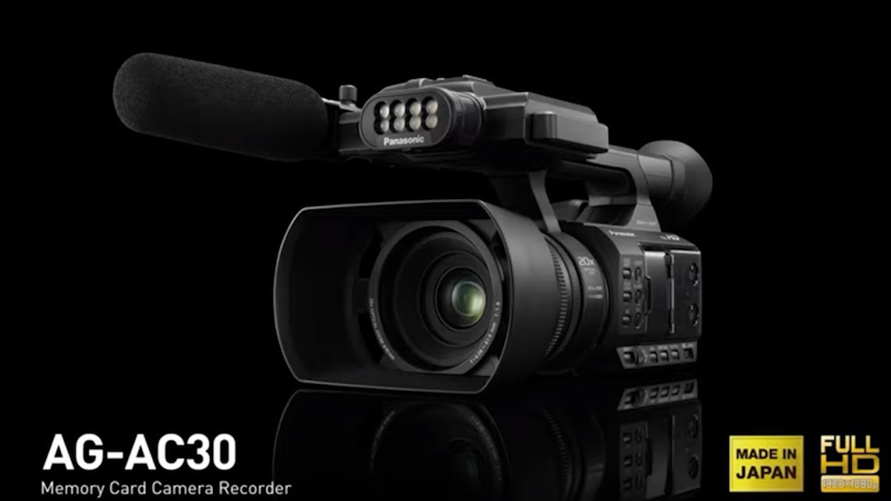 CÂMERA PANASONIC AG-AC30 TUTORIAL DE CONFIGURAÇÃO EM PORTUGUES