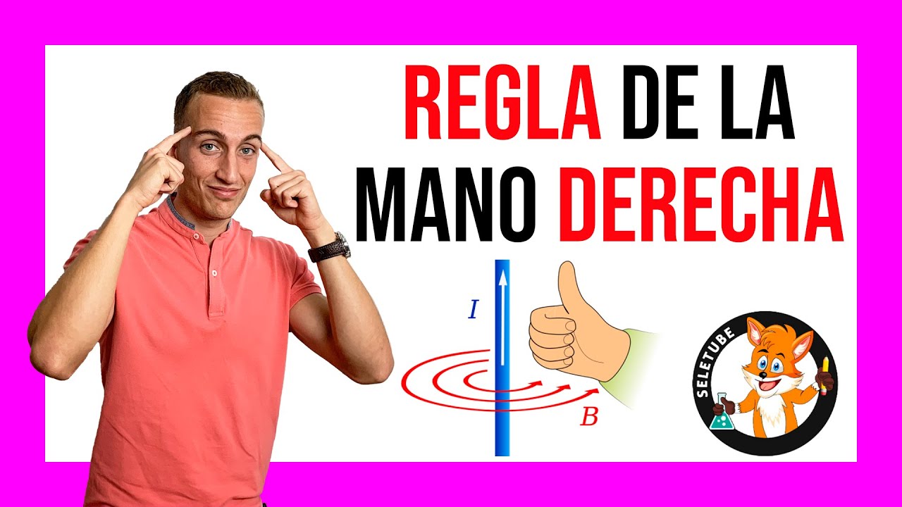 REGLA de la MANO DERECHA para el CAMPO MAGNÉTICO [Explicación FÁCIL]