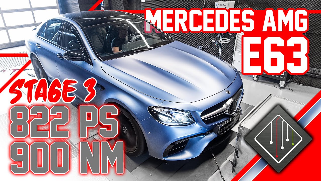 Mercedes-AMG E63 Stage 3 | 822 PS / 900 NM | Downpipe + Software | mcchip-dkr