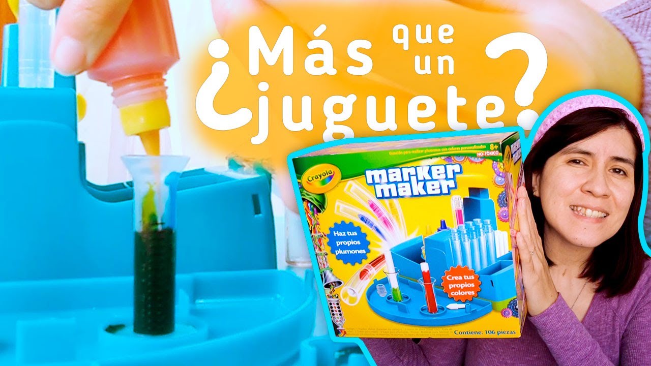 HAZ TUS PROPIOS MARCADORES  de agua *Fábrica de marcadores Crayola* (Maker marker) / Madaí Mamaco