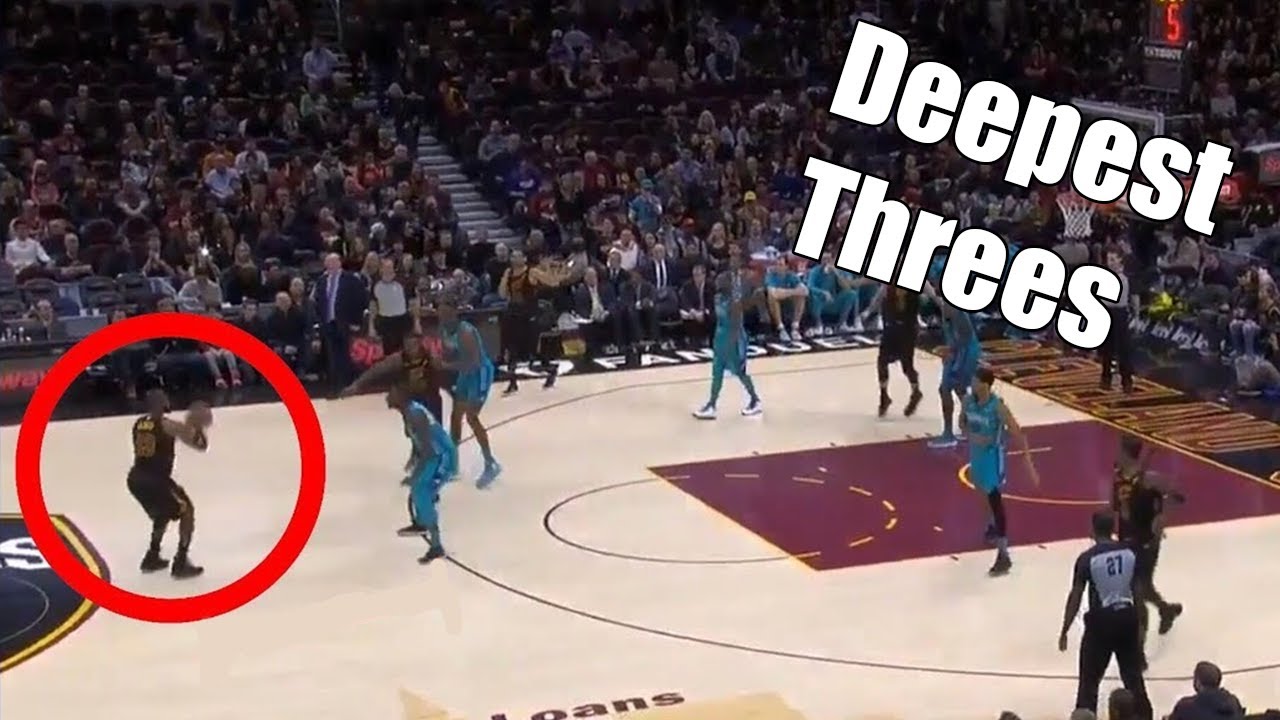 LeBron James DEEPEST THREES of his career