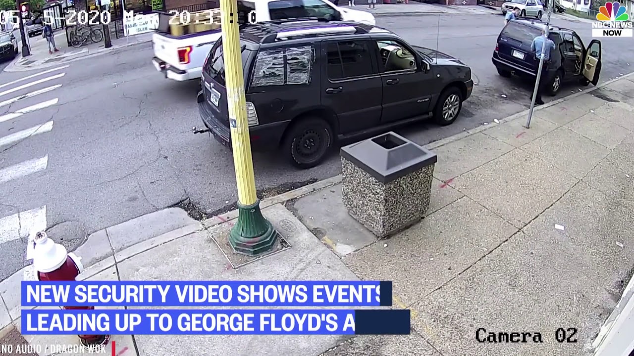 Security Video that shows police leading up to George Floyd