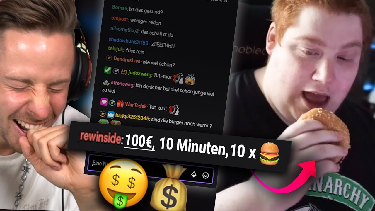 Wie K&Auml;UFLICH sind Twitch Streamer? 10 BIG MACS IN 10 MINUTEN!