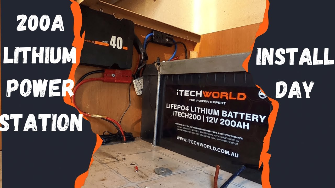 Jayco Lithium Upgrade | ITECH 200 and DCDC 40 Install | ITECHWORLD