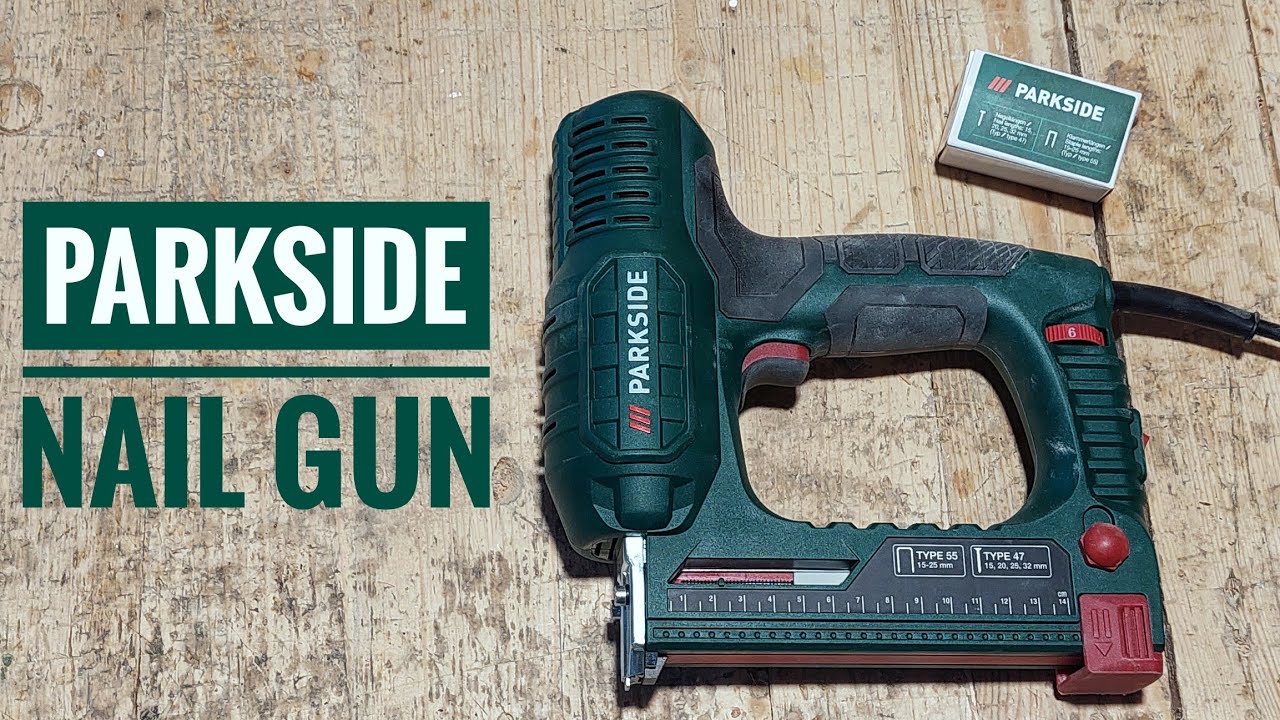 Parkside Electric Nail Gun/Stapler PET 25 D4 - review and test