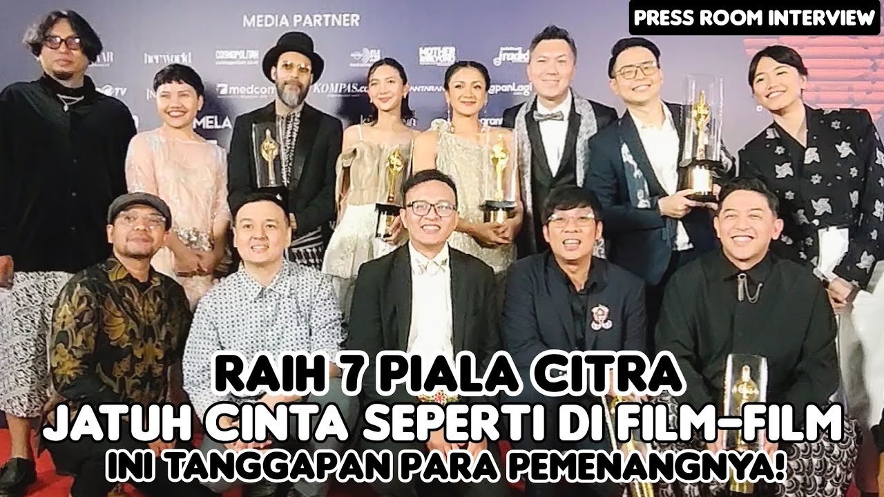 Penuh Rasa Haru + Kocak² Komentar Pemenang Film TERBAIK Piala Citra Jatuh Cinta Seperti Di Film-Film