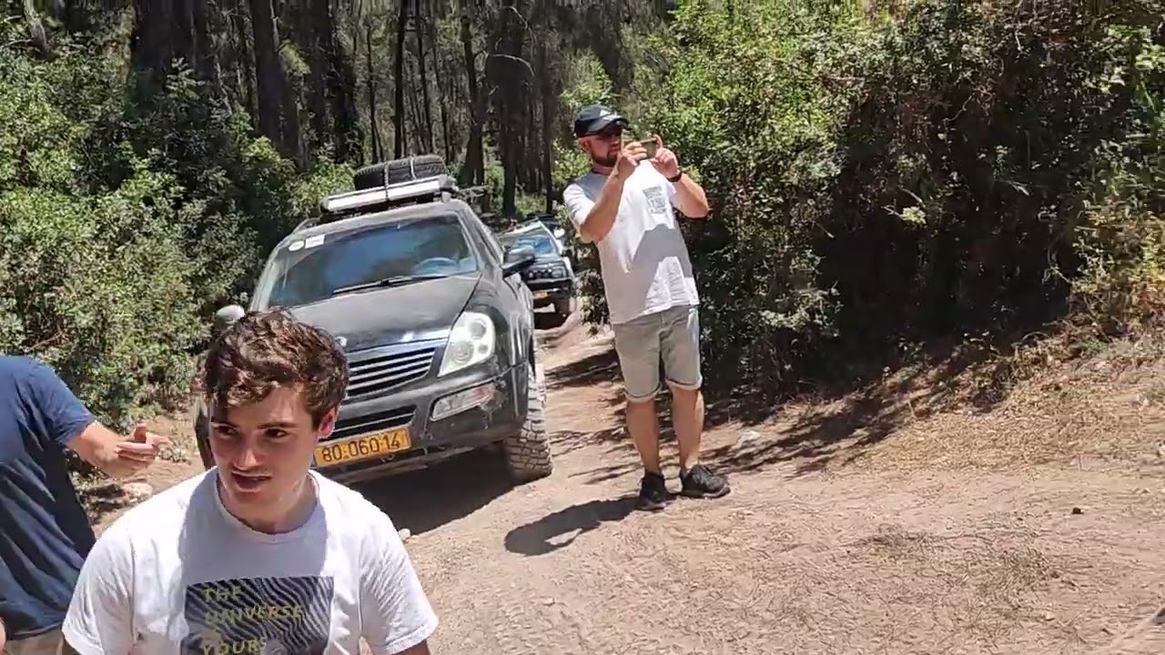 בדיקת מסלול העבירות הצפוי ומה האפשרויות של מיגוון רכבי השטח - בחורשן - גיפון-נעים