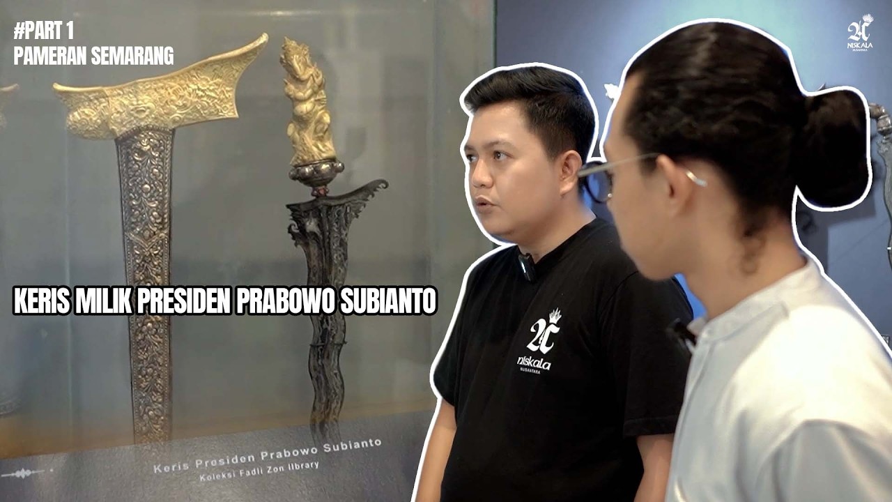 MELIHAT KERIS PRESIDEN PRABOWO! KELILING PAMERAN DITEMANI MPU GEN Z
