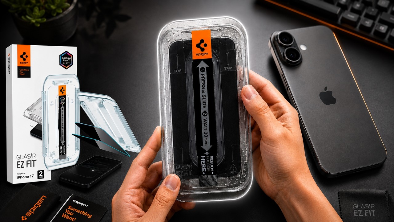 Spigen EZ Fit Privacy Screen Protector for iPhone 17/PRO &ndash; Easy Installation Tutorial