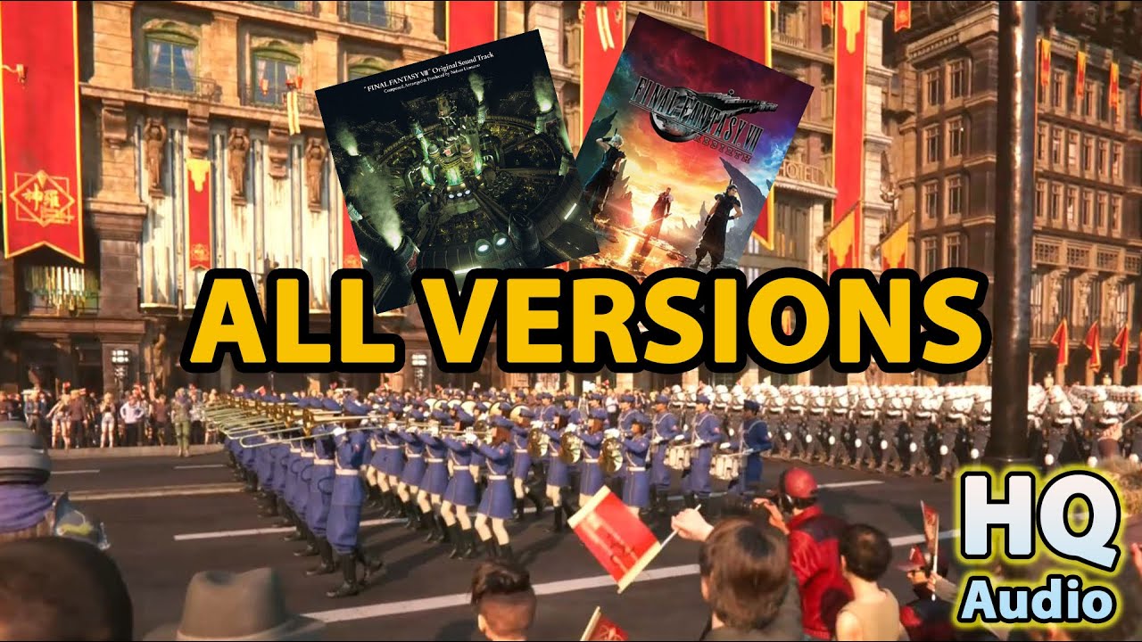 ♫ALL Rufus's Welcoming Ceremony/ Inauguration Parade Music Comparison (FFVII & Rebirth OST)
