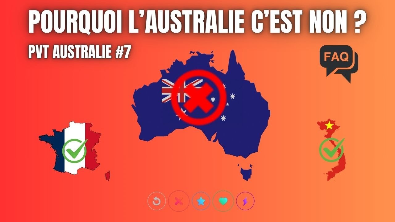 Pourquoi l'Australie c'est NON ?