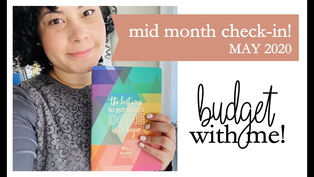 Budget Mid Month Check-In May 2020: Erin Condren Petite Budget Book