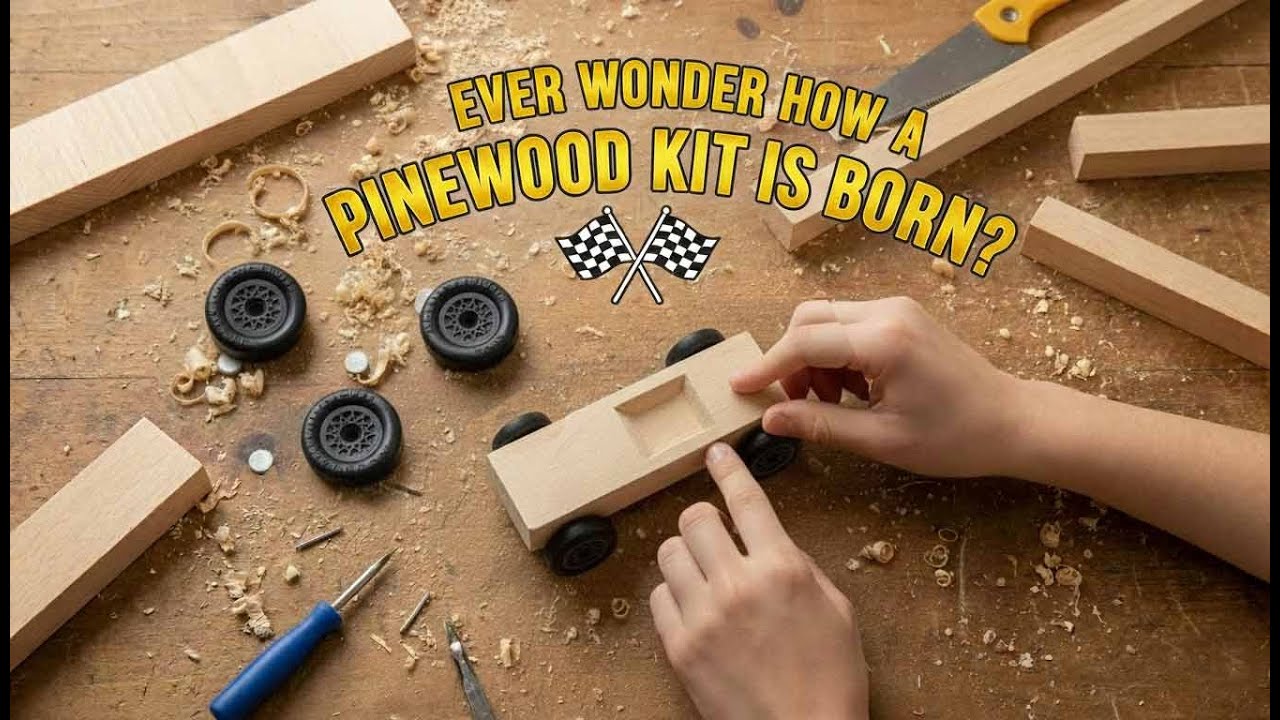 Making a Pinewood Derby Kit in Just 73 Seconds