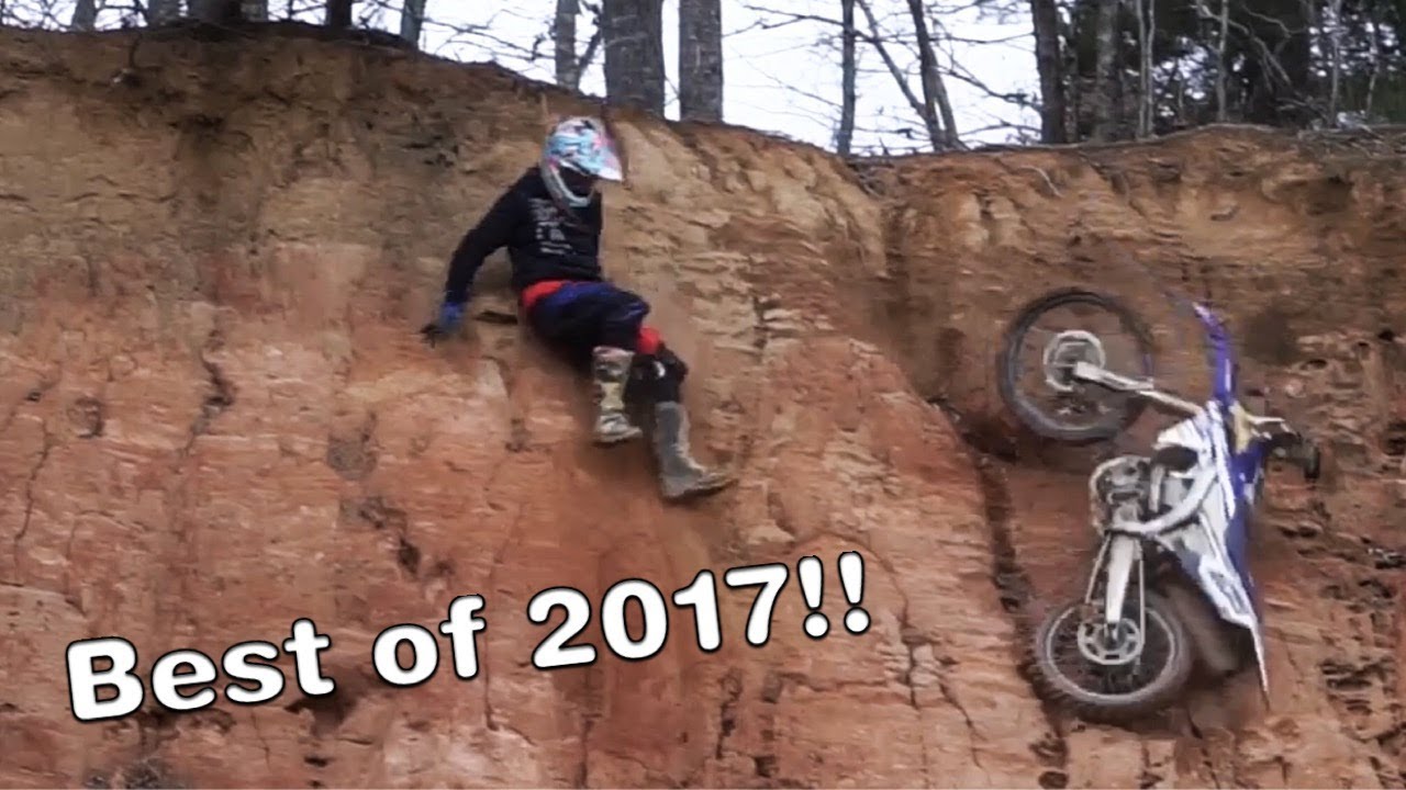 BEST OF 2017 | Dirt Bike crashes and funny moments!