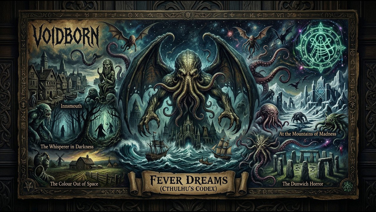 FEVER DREAMS - Voidborn | SINGLE | METAL | CTHULHU'S CODEX | Music Video | HP Lovecraft Universe
