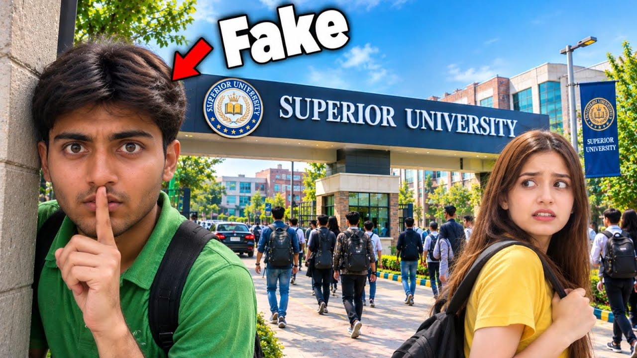 I Sneaked out  Into a University as a Fake Student! 😱
