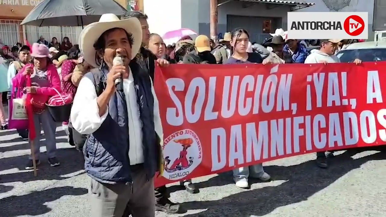 Por desatención, damnificados hidalguenses buscarán a la presidenta
