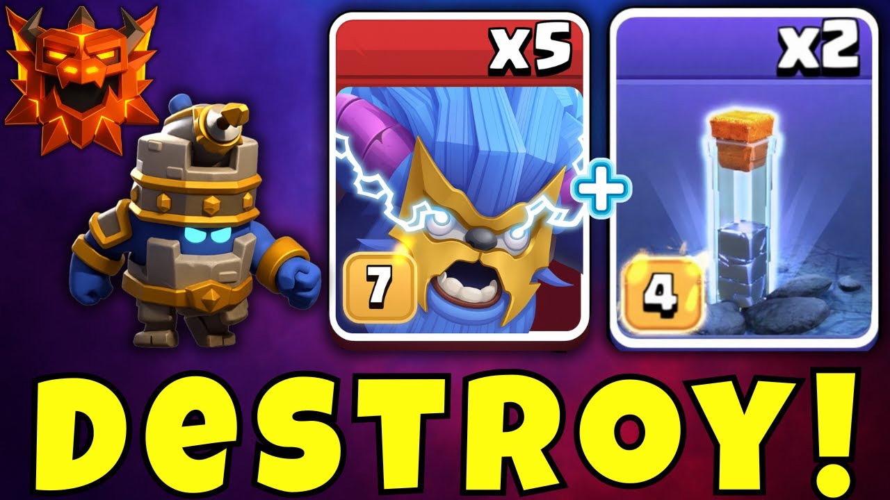BEST LEGEND BATTLE Attack Strategy - TH18 SUPER YETI FURNACE Attack Strategy (Clash of Clans)