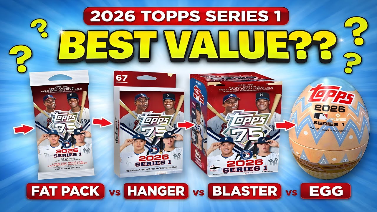 Opening 2025 Topps Baseball Series 1 Products - Which is the Best Bang for your Buck???
