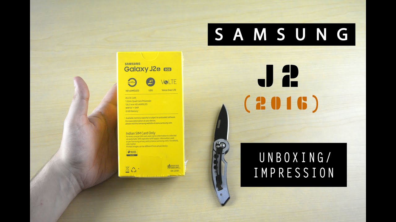 Samsung Galaxy J2 (2016 Edition with Samsung Smart Glow) SM-J210F - Impressions & Hands On Review!