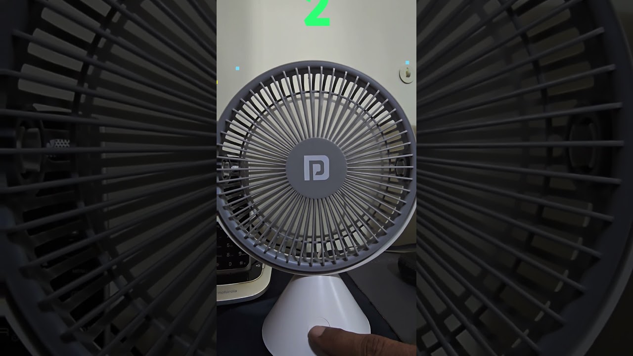 portronics aero breeze portable table fan #deskfan #summer #beattheheat #2400mah #3000rpm #cooling