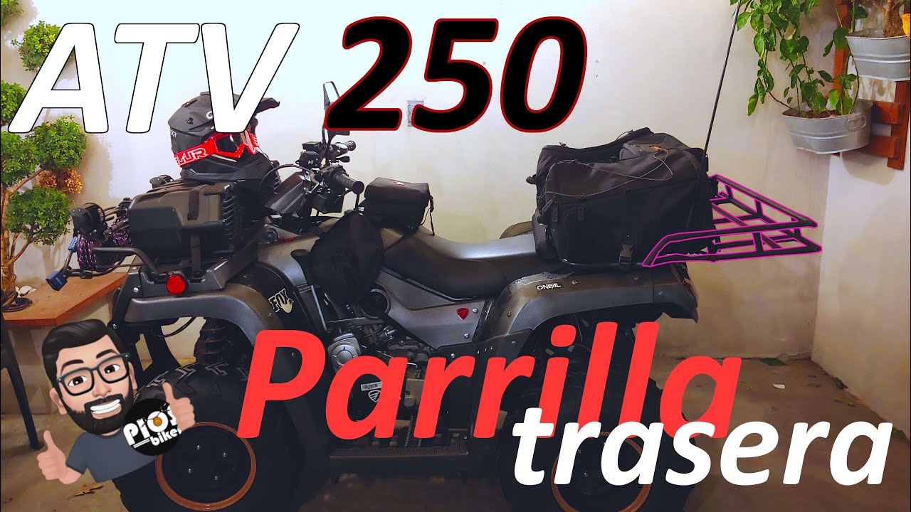 Italika ATV 250 Parrilla trasera