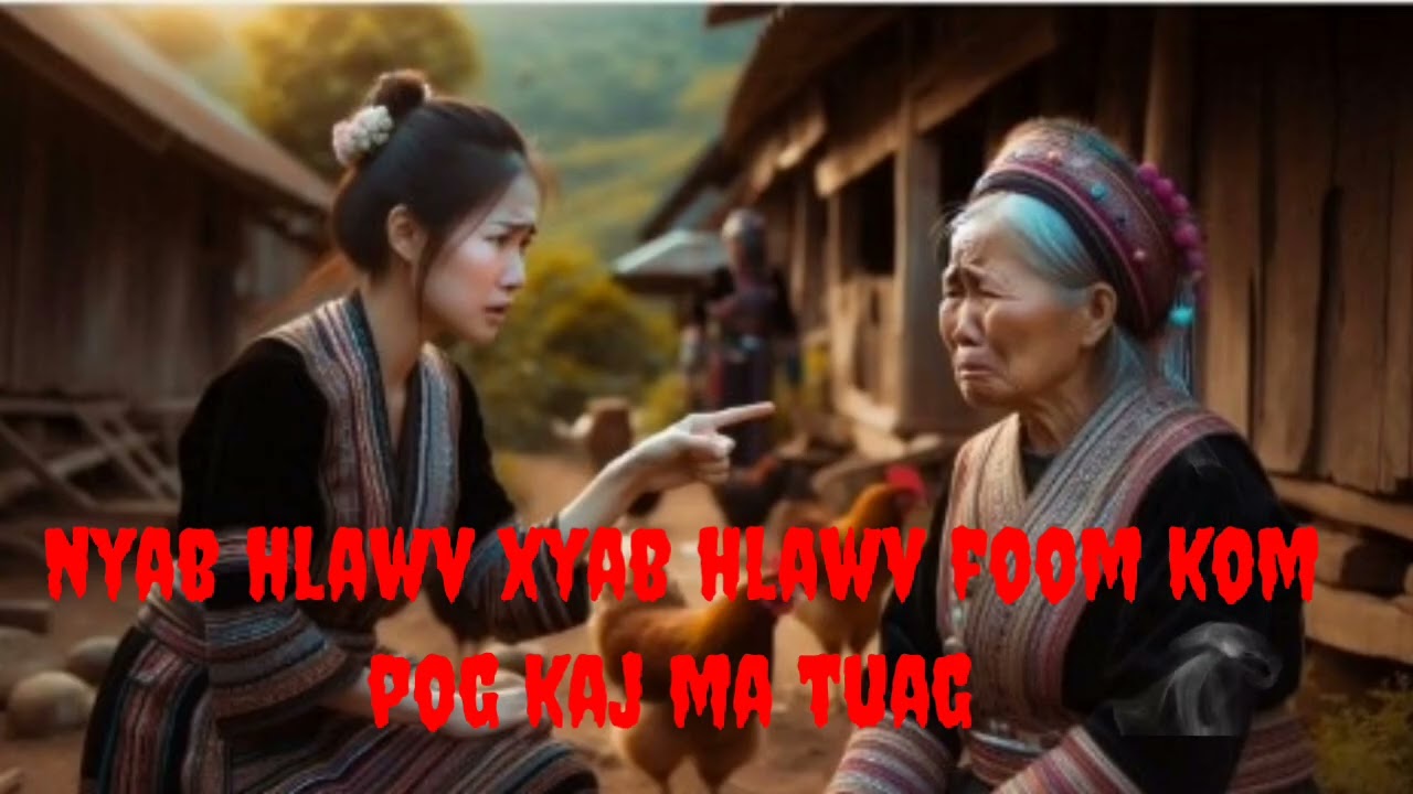 Kev khaum kev npam nyab hlawv xyab Foom kom niam pog nkaj ma  tuag 