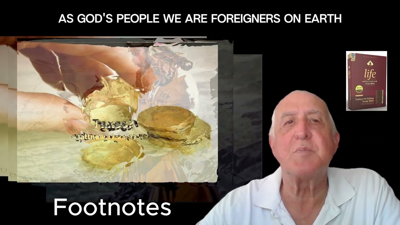 Footnotes for Matthew 17:24-27 [The Temple Tax] #jesus #gospel #tax