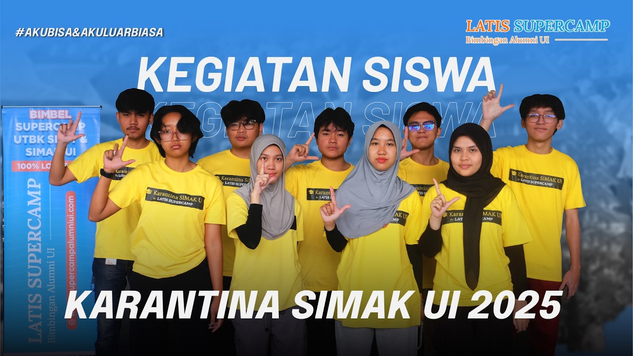 Karantina SIMAK UI 2025: 30 Hari Full Fokus Menuju Universitas Indonesia!