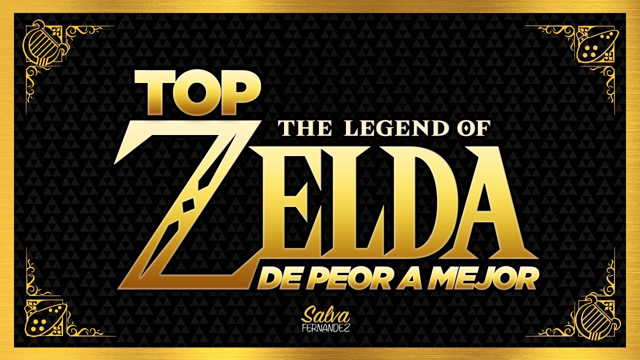 THE LEGEND OF ZELDA de PEOR a MEJOR - Top 19