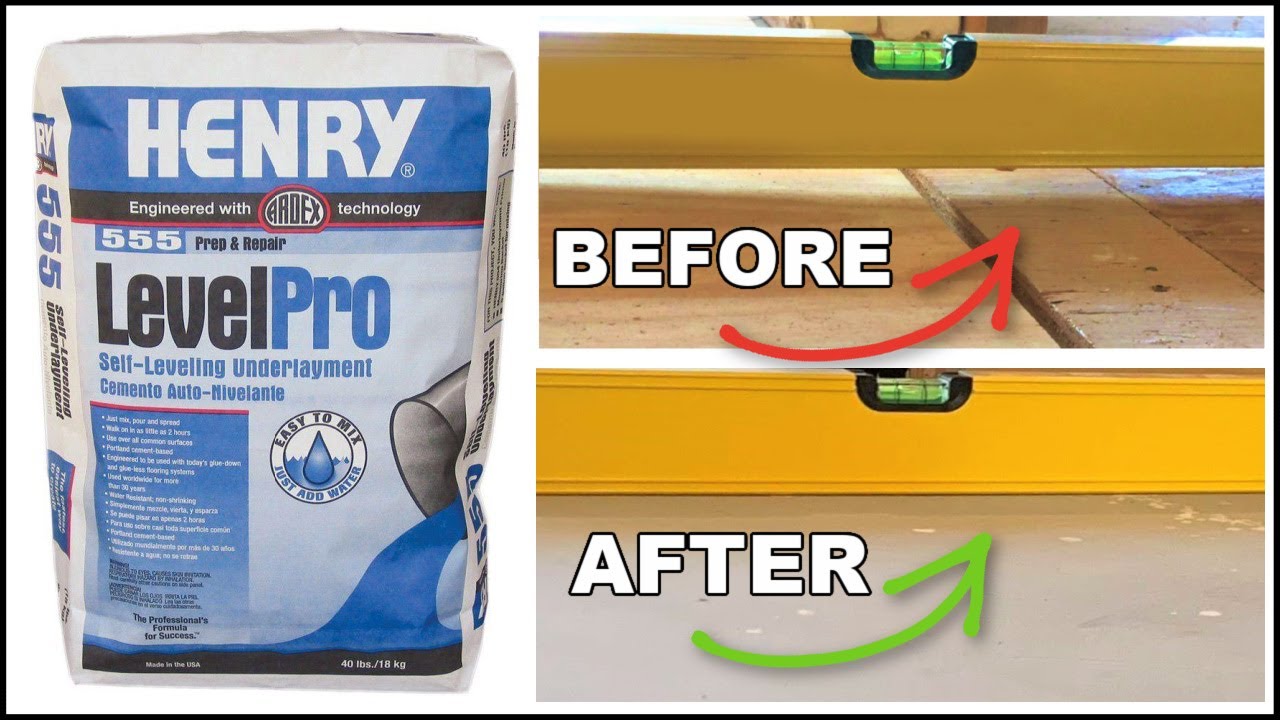 How We Leveled Our Floors // Henry 555 Self Leveling // How to Use Liquid Leveler on Plywood