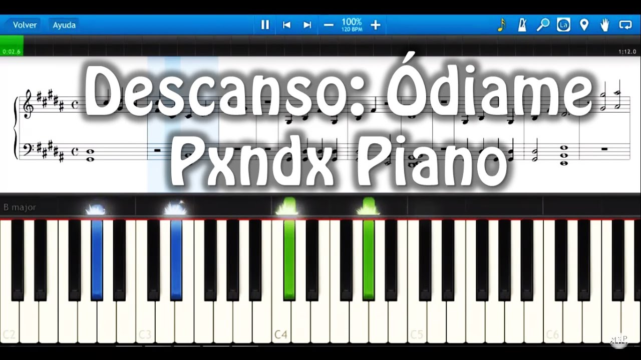 Panda (Pxndx) - Descanso Odiame Piano Cover