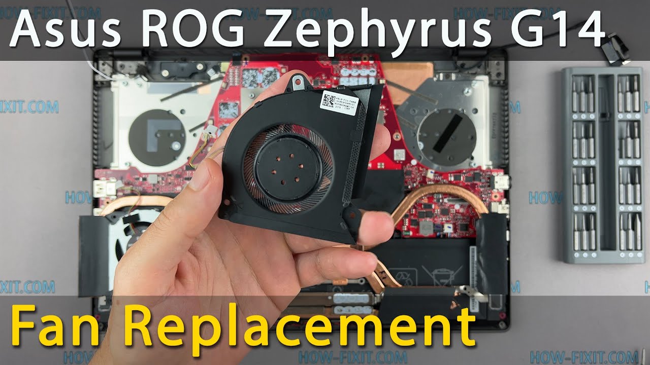 Замена вентилятора на Asus ROG Zephyrus G14 GA401 | Пошаговое руководство своими руками