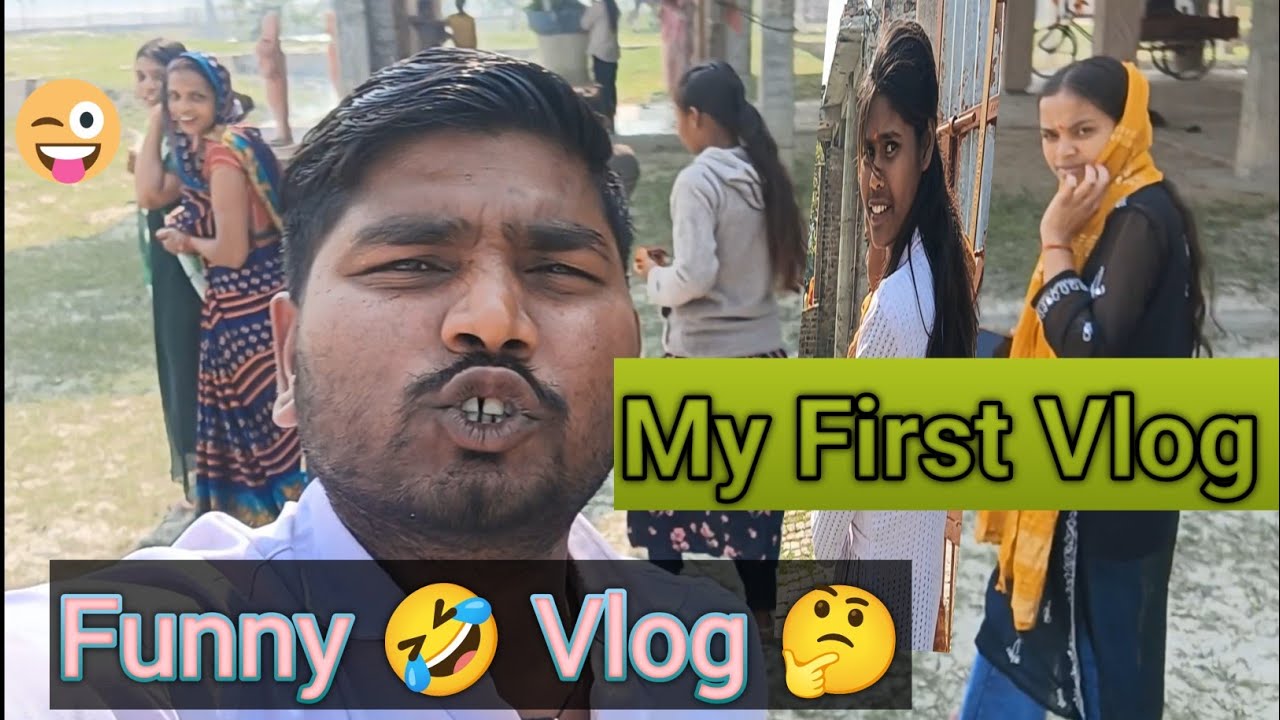 🤔🤔My First Vlog 🤔 Funny 🤣 Vlog !! 
