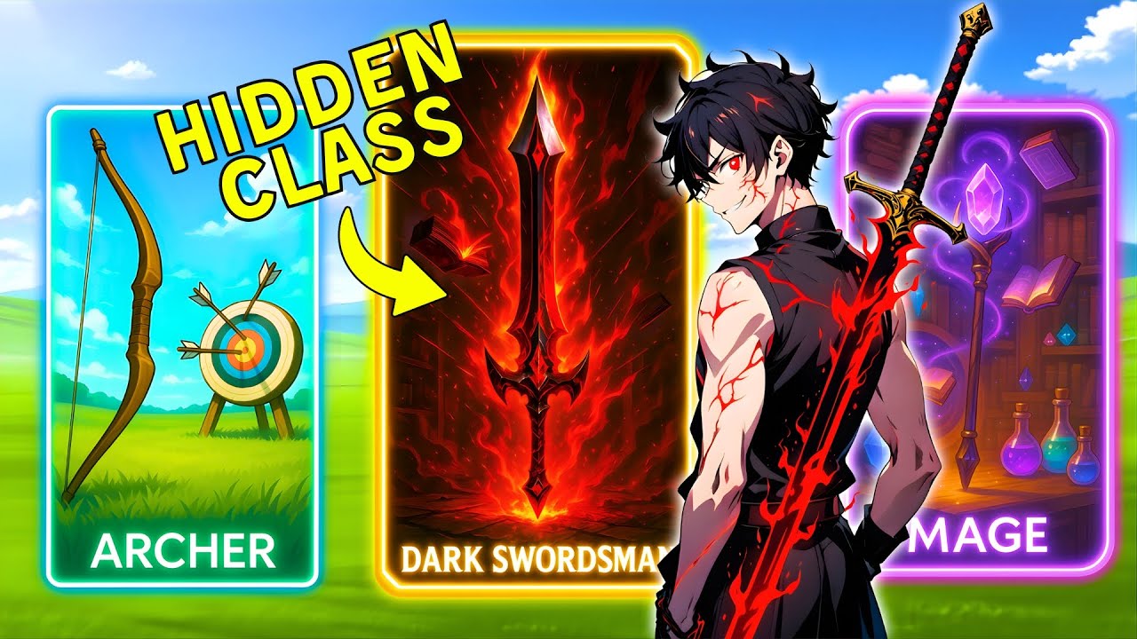He Received the Hidden Class DARK SWORDSMAN and Lvls Up 100x Faster Than Everyone Else! Manhwa Recap