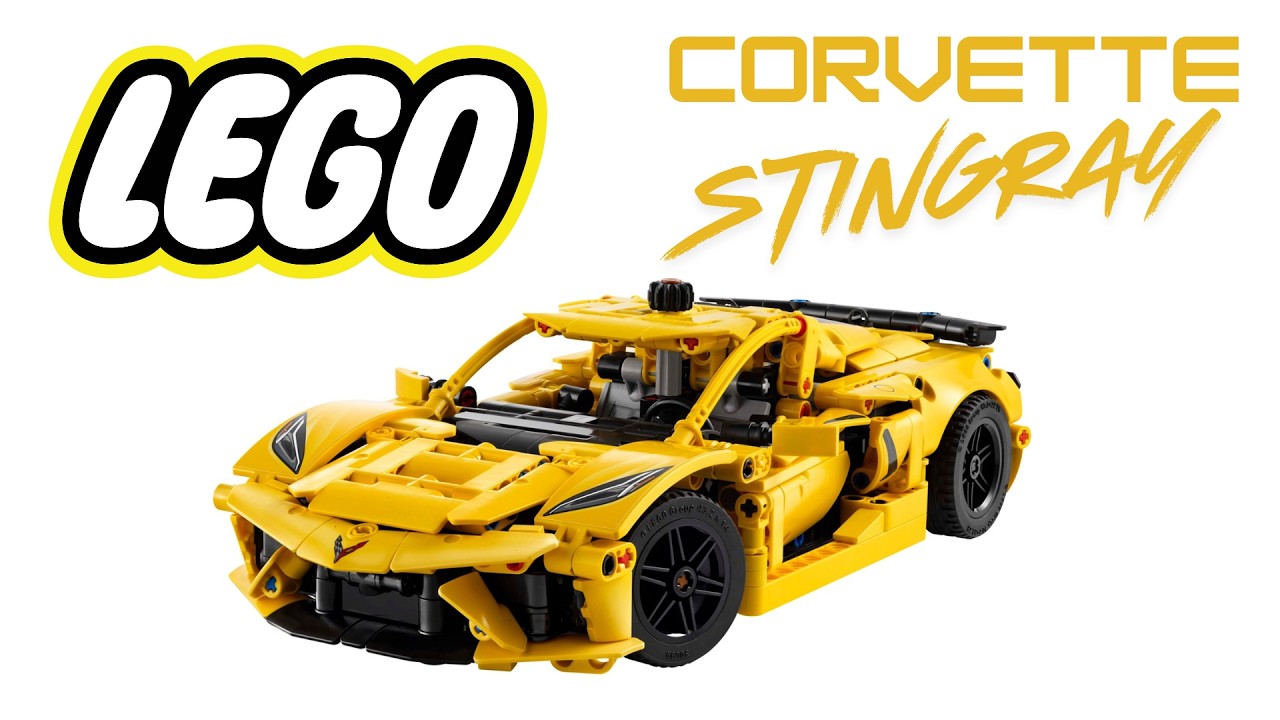 INSANE BUILD! Building the Lego Technic Corvette Stingray 42205 from the start to finish!