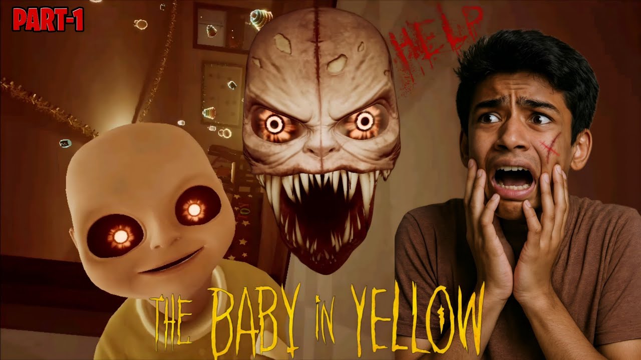 I Played The Baby In Yellow Game For The First Time 🥵 | The Baby In Yellow Part - 1